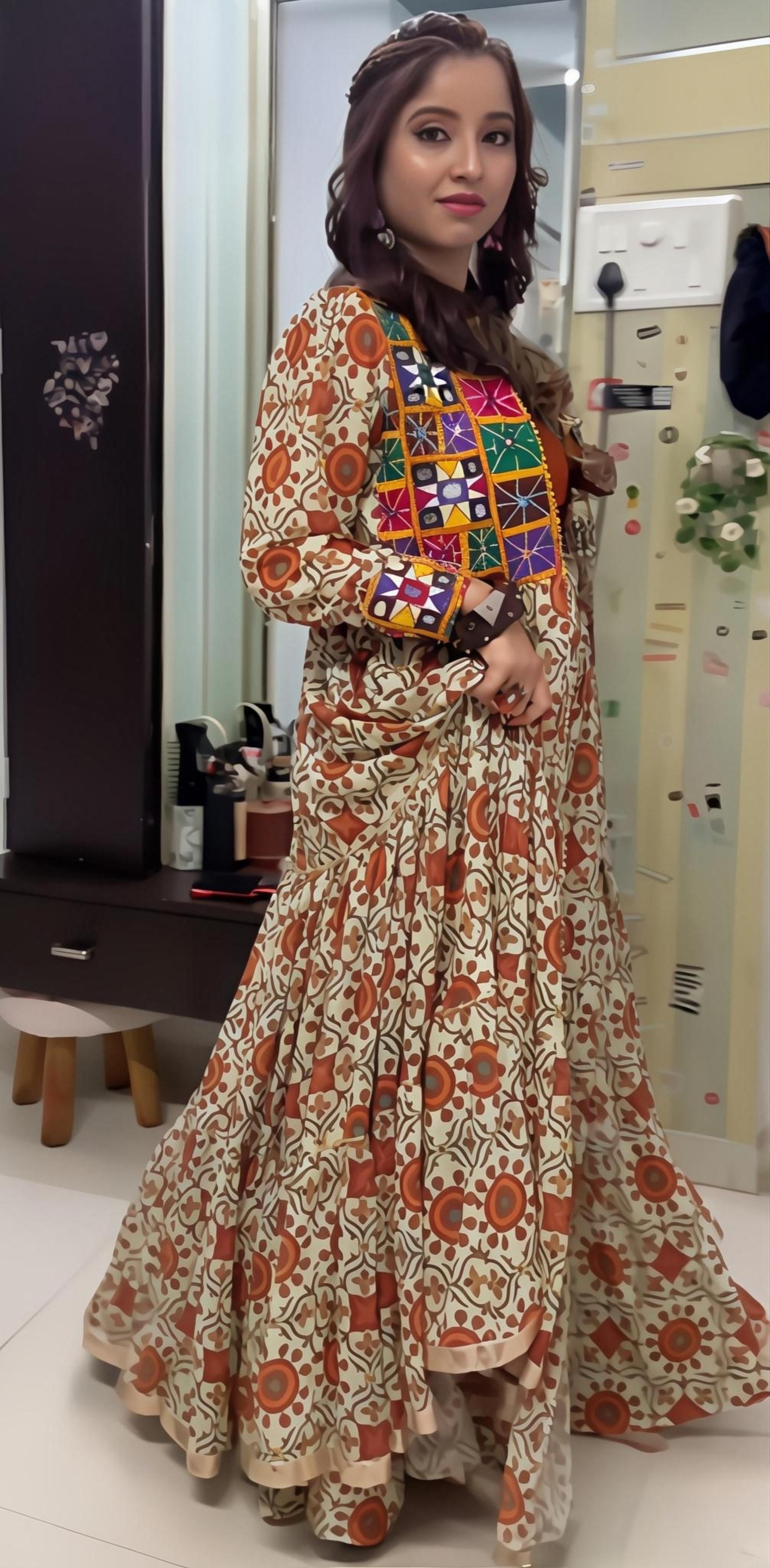 Tritiyaa Navratri Wear Designer Stitched Lehenga Choli | Ready to Wear Ethnic Festive Outfit