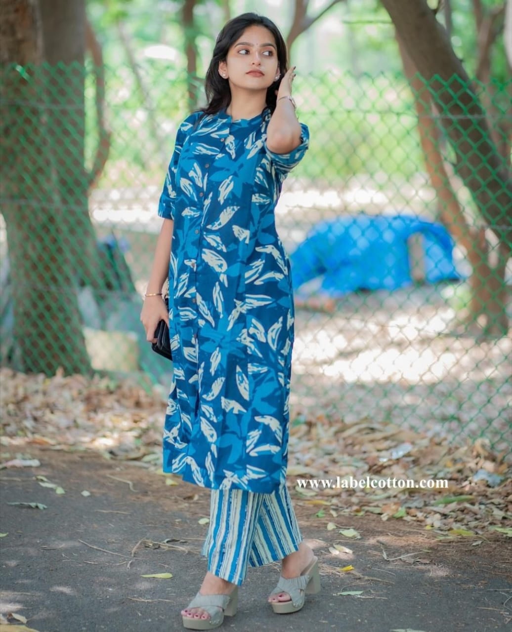 Tritiyaa Printed Cotton Midi Kurti | Stylish Daily Wear Midi Dress