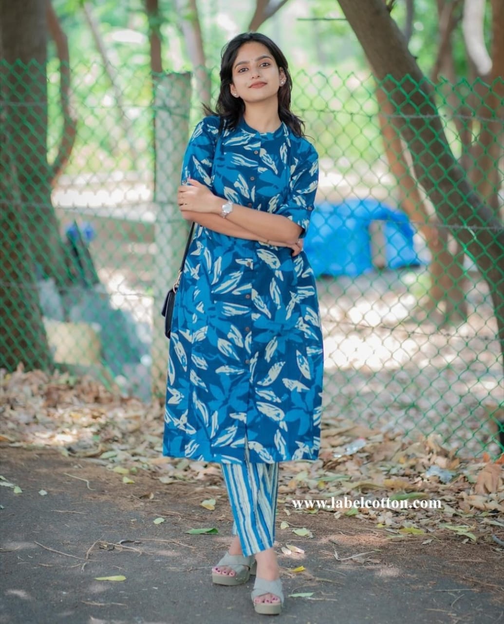 Tritiyaa Printed Cotton Midi Kurti | Stylish Daily Wear Midi Dress