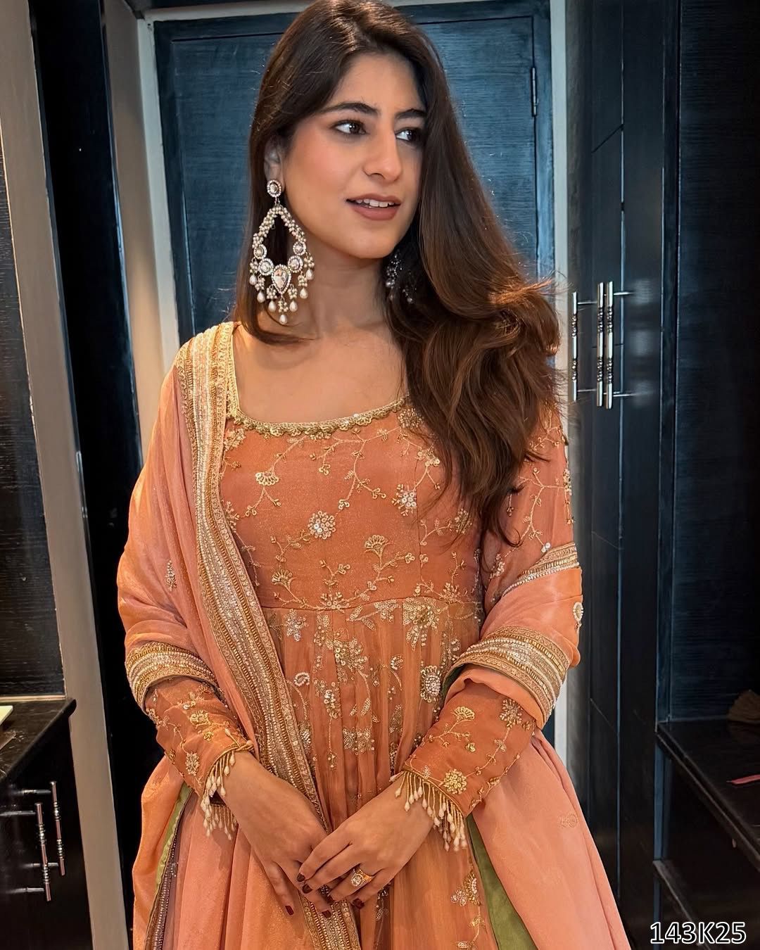 Tritiyaa Designer Chinon Silk Gown Lehenga Dupatta Set | Premium Party & Festive Wear